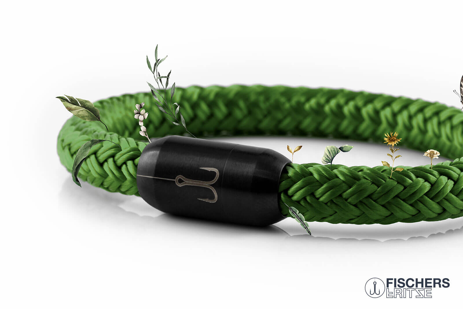 fischers-fritze-torpedomakrele-enno-segeltau-armband-grasgr-n-8mm image 6