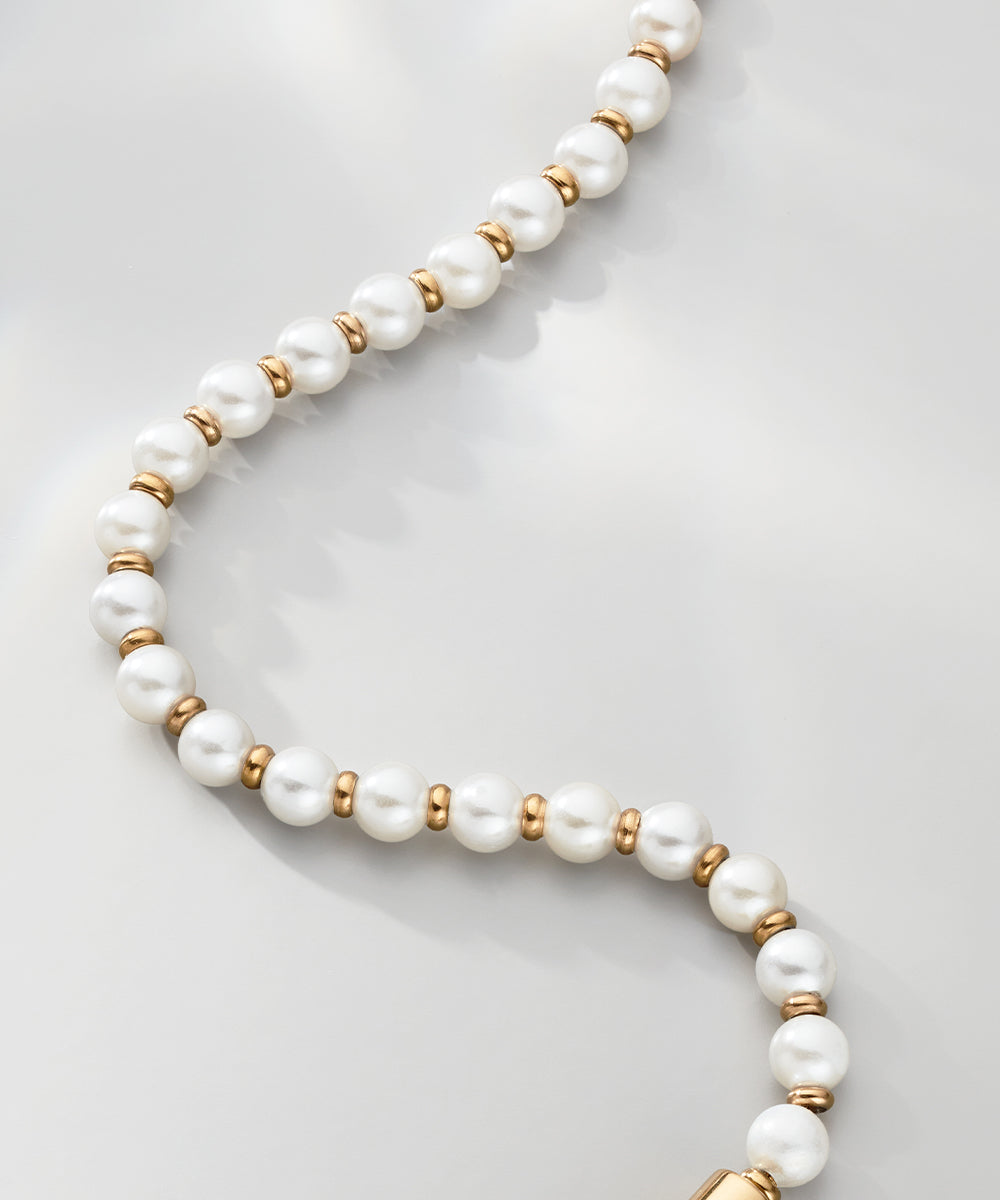 pig-hen-brontide-4-mm-pearl-gold-damen-armband-verstellbar image 4