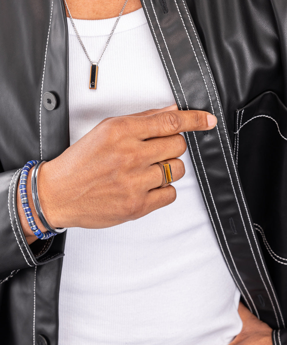 pig-hen-signet-ring-7mm-tigerauge-silber-herren-ring image 3