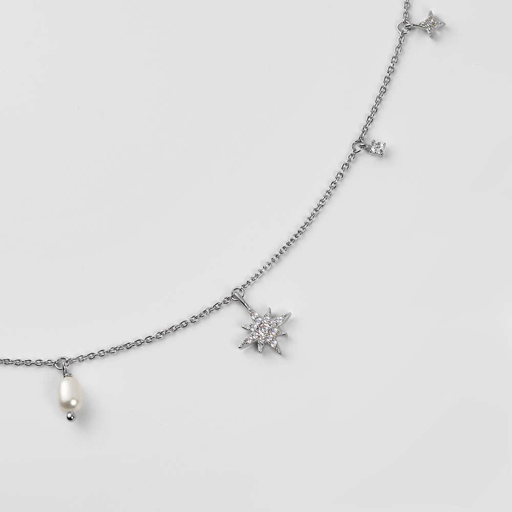 paul-hewitt-windrose-celestial-halskette-silber-mit-zirkonia image 3