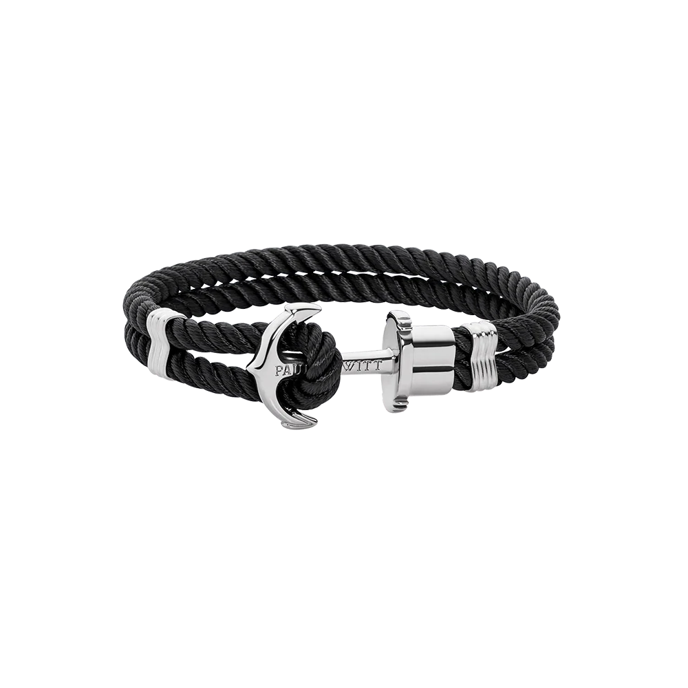 paul-hewitt-phrep-armband-silber-schwarz-ocean-steel image 1
