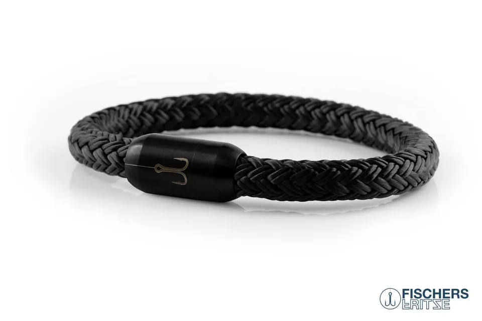 fischers-fritze-torpedomakrele-karl-armband-schwarz-8-mm-segeltau image 1