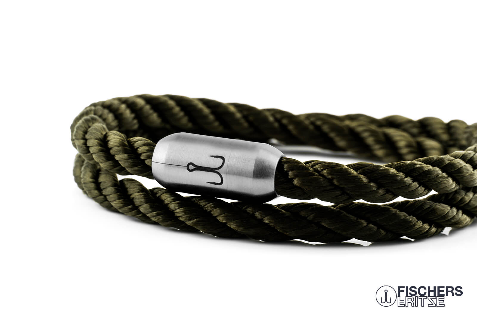 fischers-fritze-garnele-theodor-segeltau-armband-olivgr-n-gedreht-6mm image 5