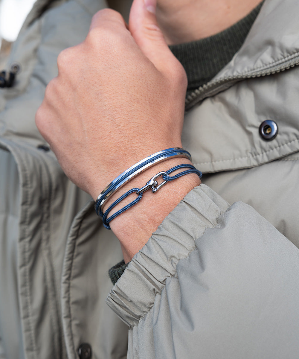 pig-hen-navarch-6-mm-cuff-ash-blue-silver-herren-armreif image 2