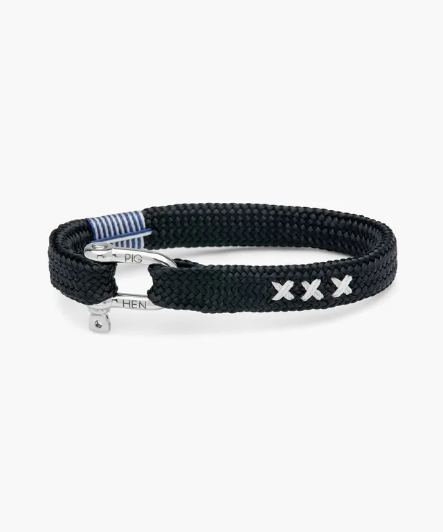 pig-hen-coa-sharp-simon-armband-navy-silber image 1