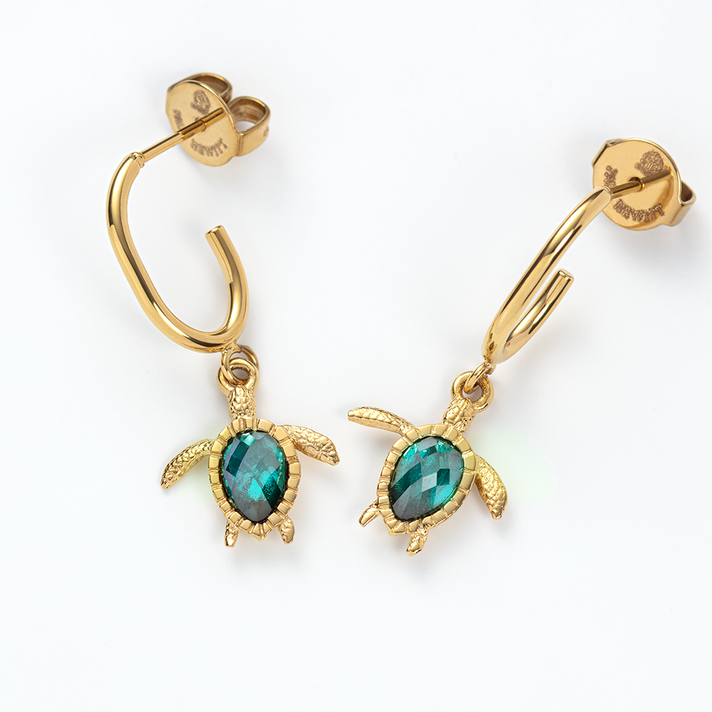 paul-hewitt-turtle-hoops-ohrring-aquamarine-gold-f-r-damen image 5