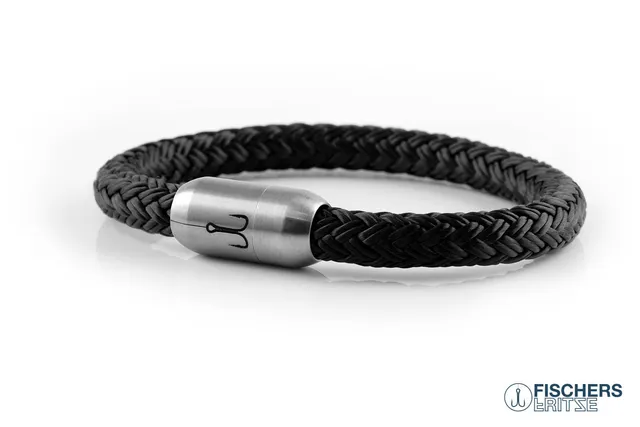 fischers-fritze-makrele-albert-armband-8mm-schwarz image 1