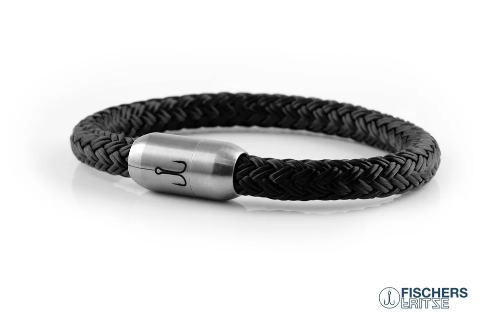 fischers-fritze-makrele-albert-armband-8mm-schwarz image 1