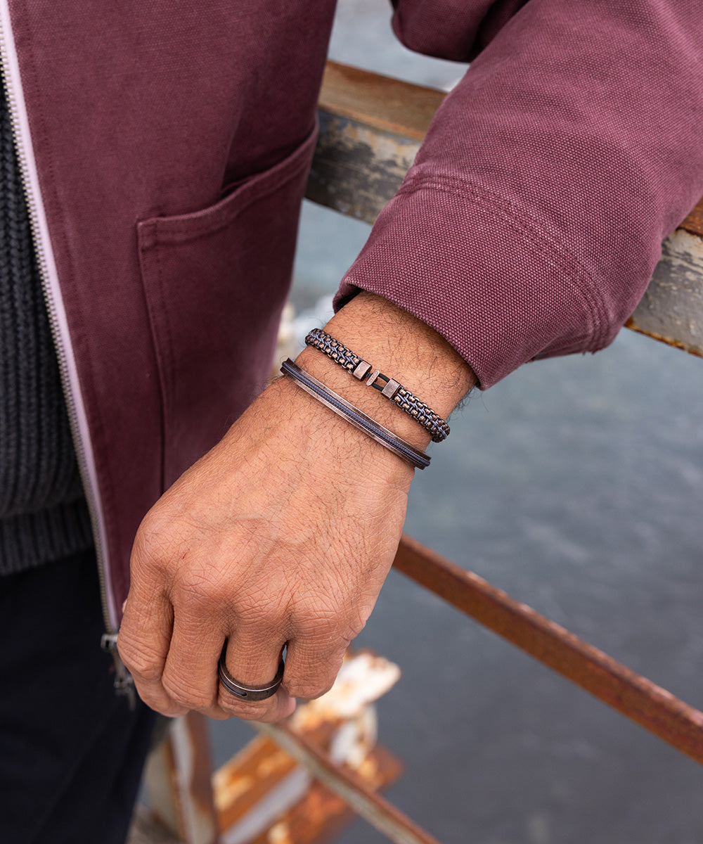 pig-hen-catena-venetian-7mm-armband-slate-gray-bronze image 3
