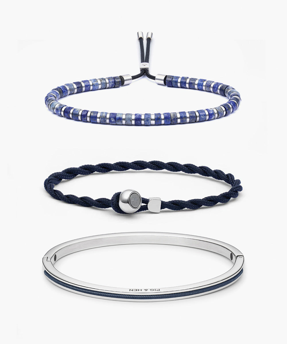 pig-hen-brontide-4mm-easy-ed-navy-navarch-4mm-armband-set-blau image 1