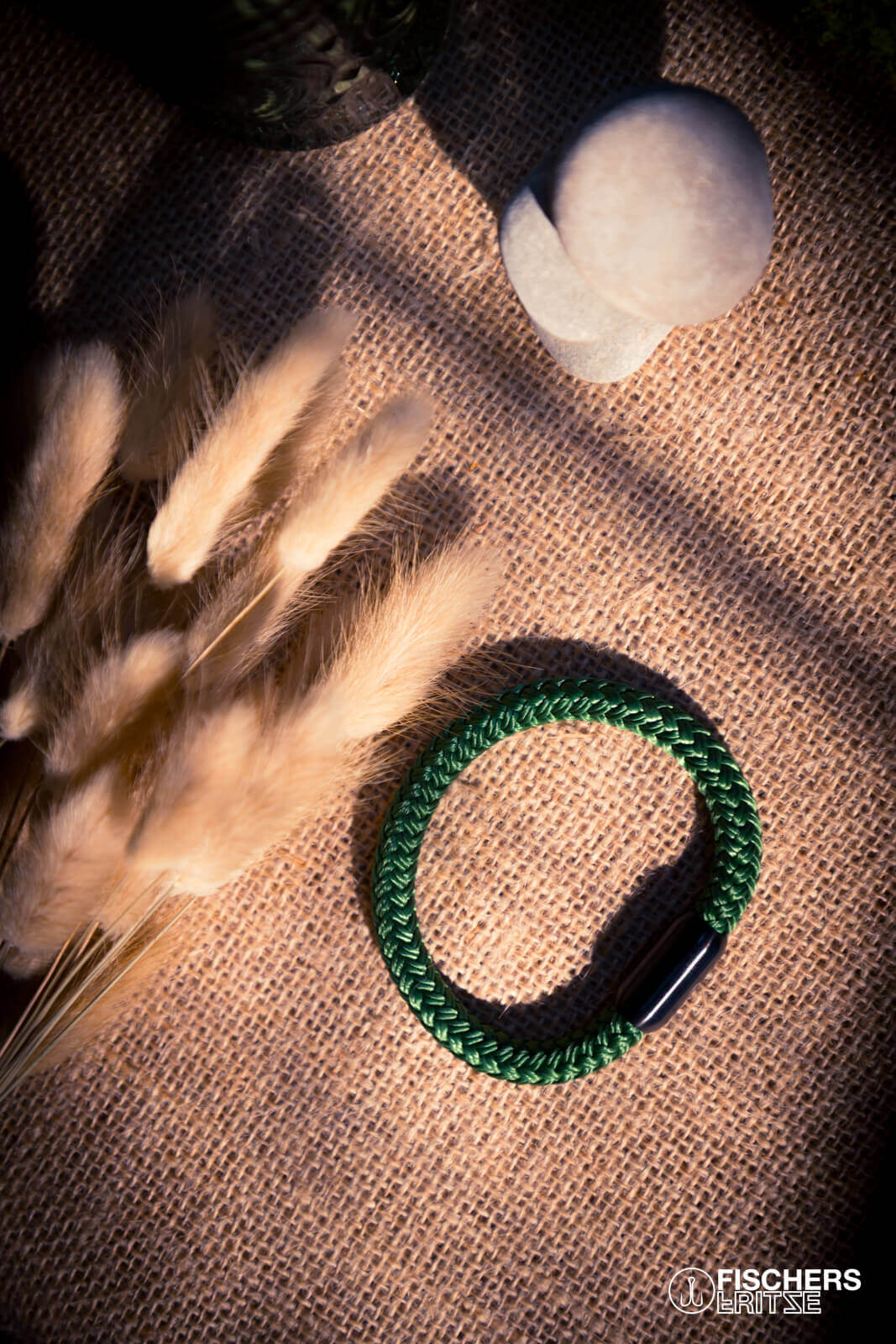 fischers-fritze-torpedomakrele-enno-segeltau-armband-grasgr-n-8mm image 7