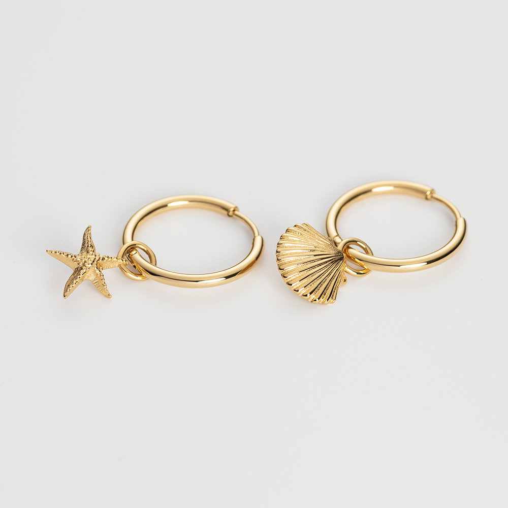 paul-hewitt-hoops-ohrring-gold-klassische-creolen-aus-recyceltem-edelstahl-damen image 3