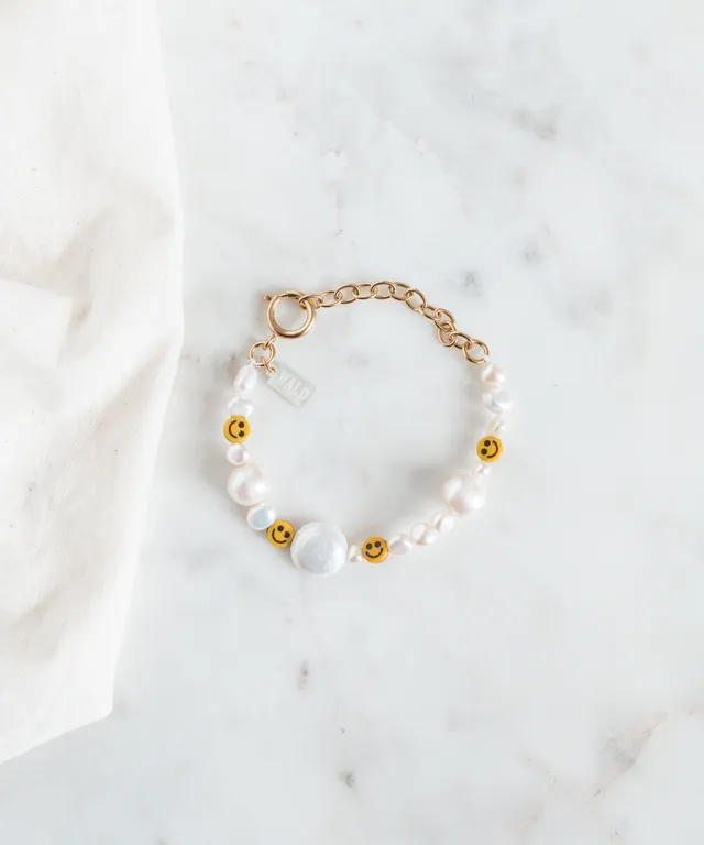 wald-berlin-smilie-dude-pearl-armband-mit-extension image 1