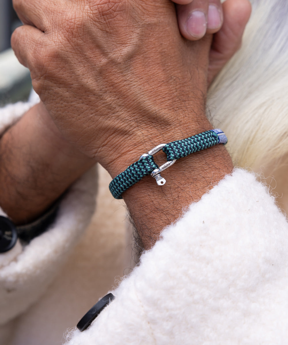 pig-hen-vicious-vik-armband-patina-green-navy-silber image 3