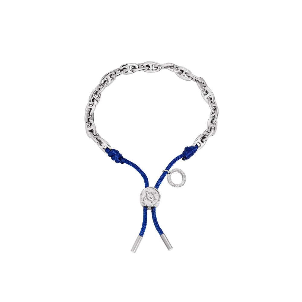 paul-hewitt-turtle-anchor-chain-armband-silber-navy image 1