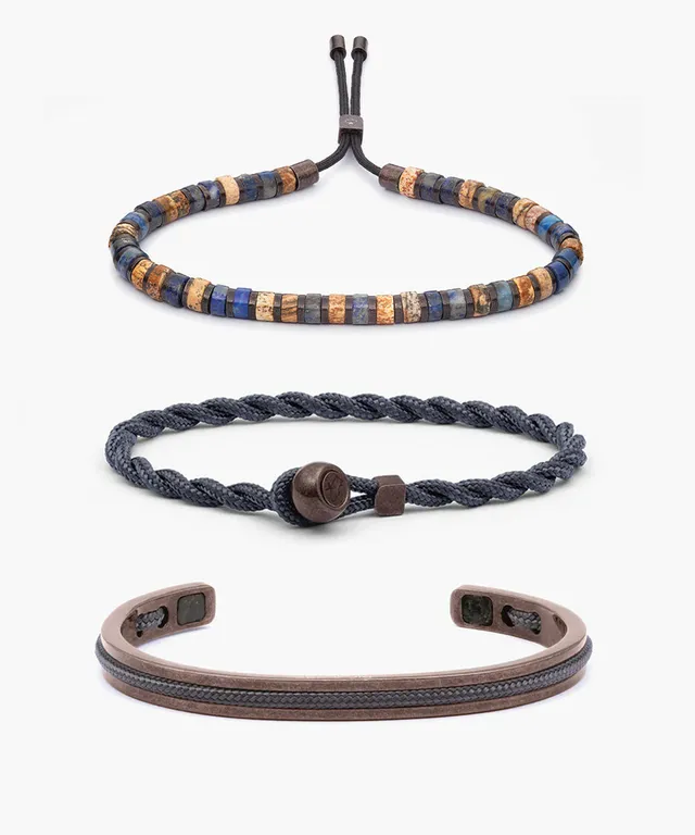 pig-hen-armband-set-easy-ed-slate-gray-navarch-6mm-brontide-nagano-bronze image 1