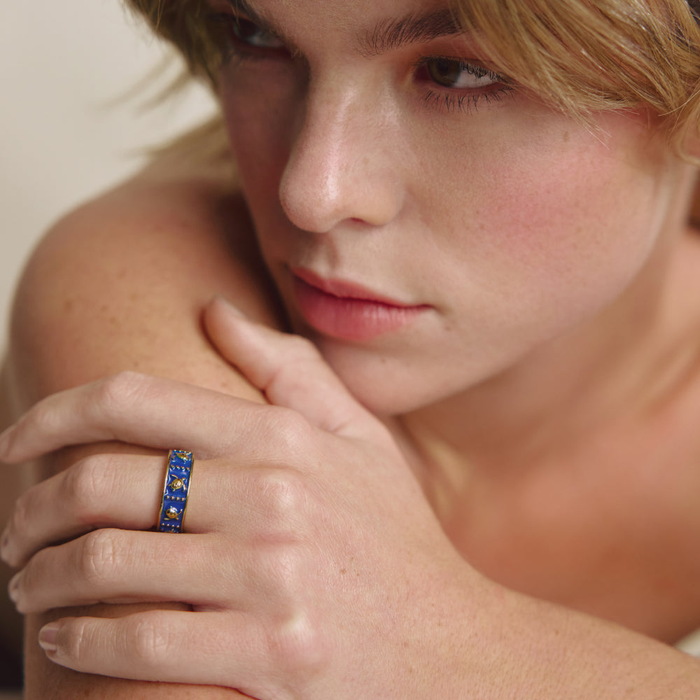 paul-hewitt-turtle-enamel-ring-gold image 4