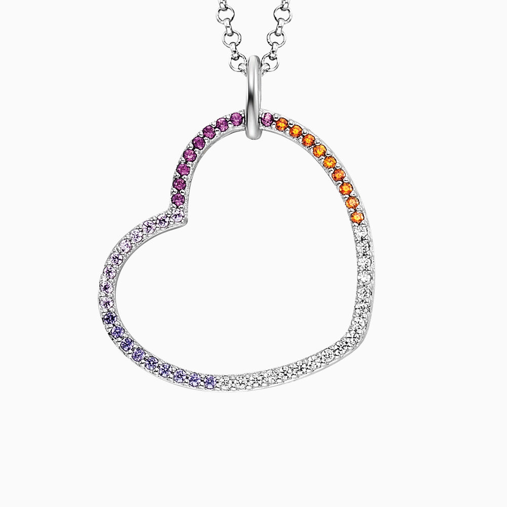engelsrufer-halskette-925er-silber-herz-mit-zirkonia-multicolor image 2