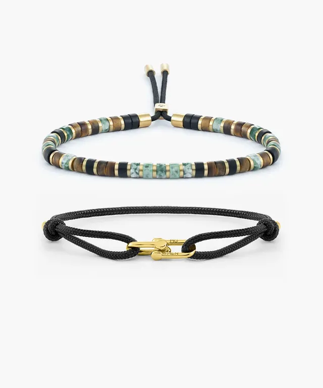 pig-hen-brontide-nagoya-daunting-dean-set-black-gold-herren-armband-set image 1