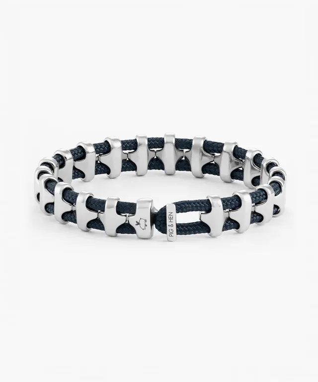 pig-hen-bold-bob-navy-silber-herren-seilarmband-maritim image 1
