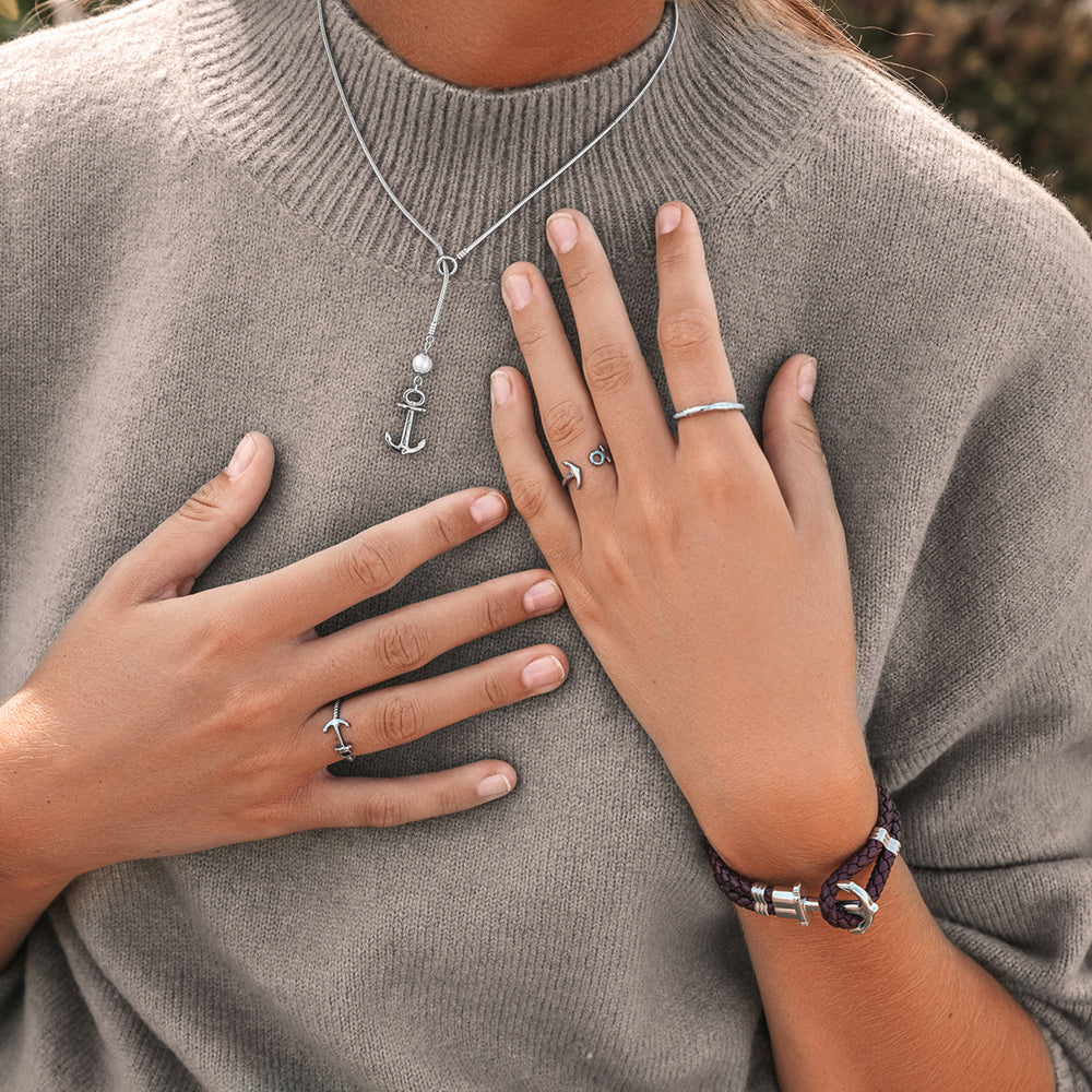 paul-hewitt-phrep-armband-silber-dark-mauve image 2