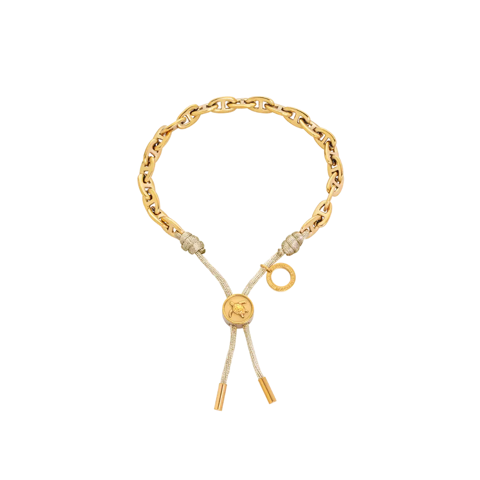 paul-hewitt-turtle-anchor-chain-armband-gold-sand-damen-textilarmband-verstellba image 1