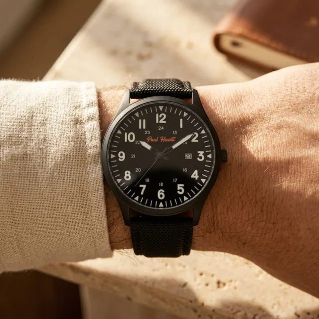 paul-hewitt-captain-s-field-watch-midnight-black-herrenuhr image 1