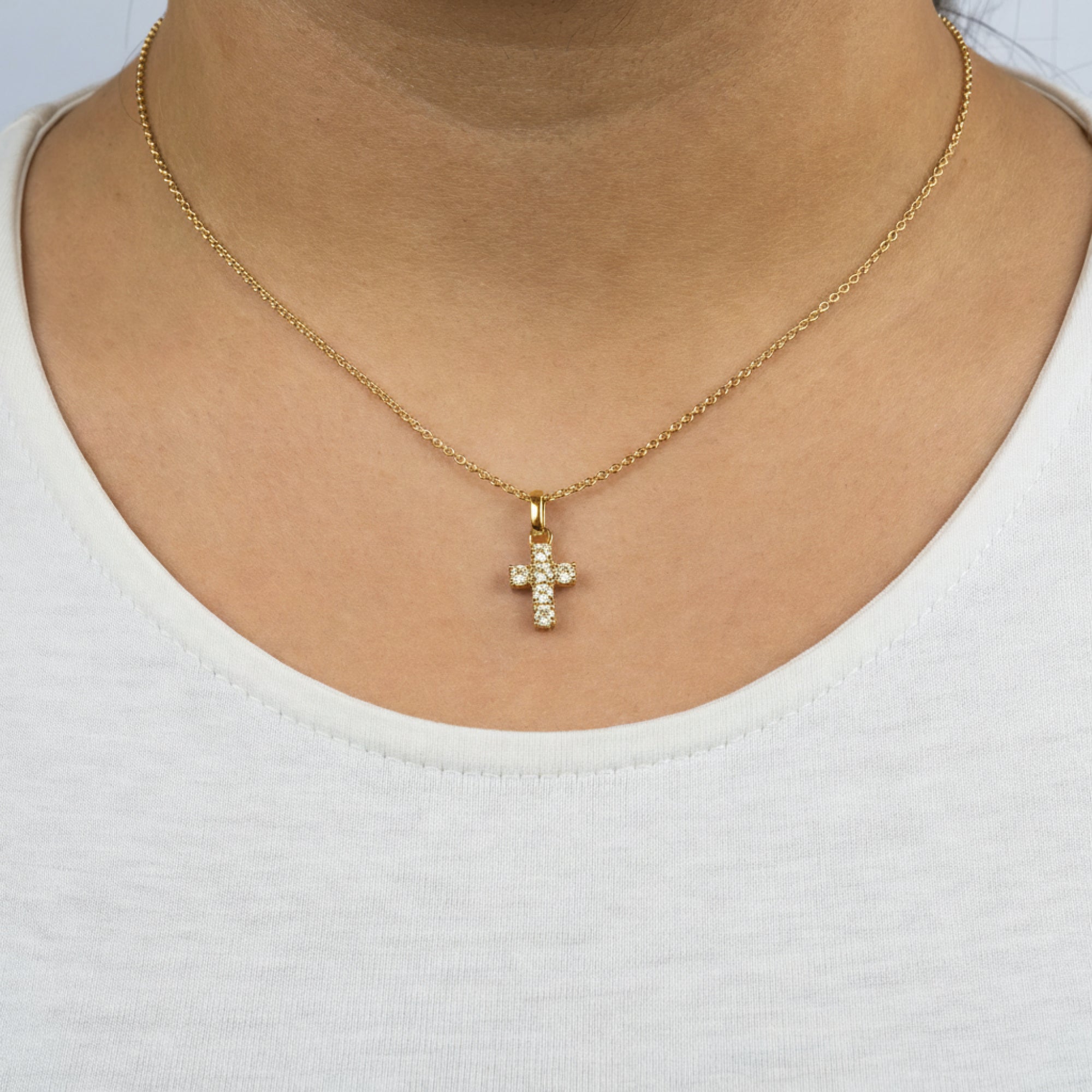 engelsrufer-halskette-925er-silber-kreuz-gold-mit-zirkonia image 2