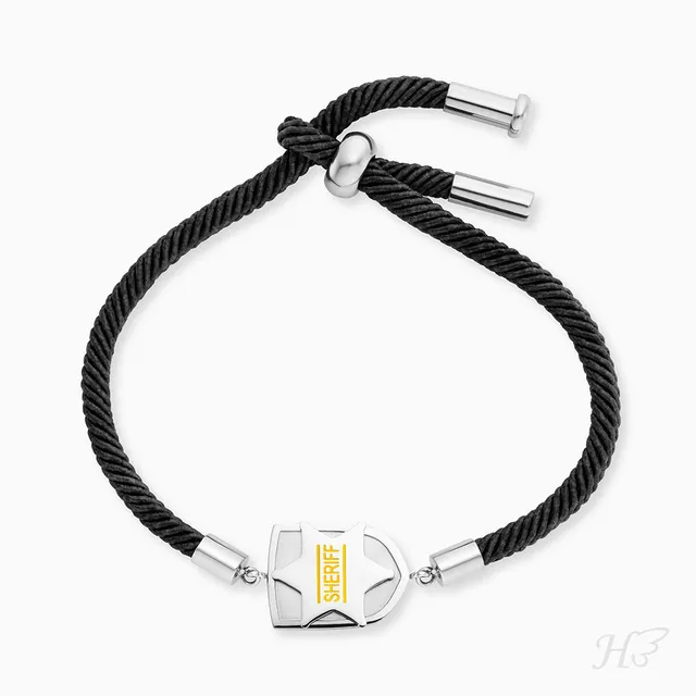engelsrufer-herzengel-kinder-armband-edelstahl-sheriff-mit-emaille image 1