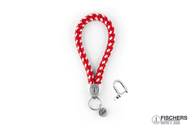 fischers-fritze-dicker-hering-urs-schl-sselanh-nger-rot-weiss image 1