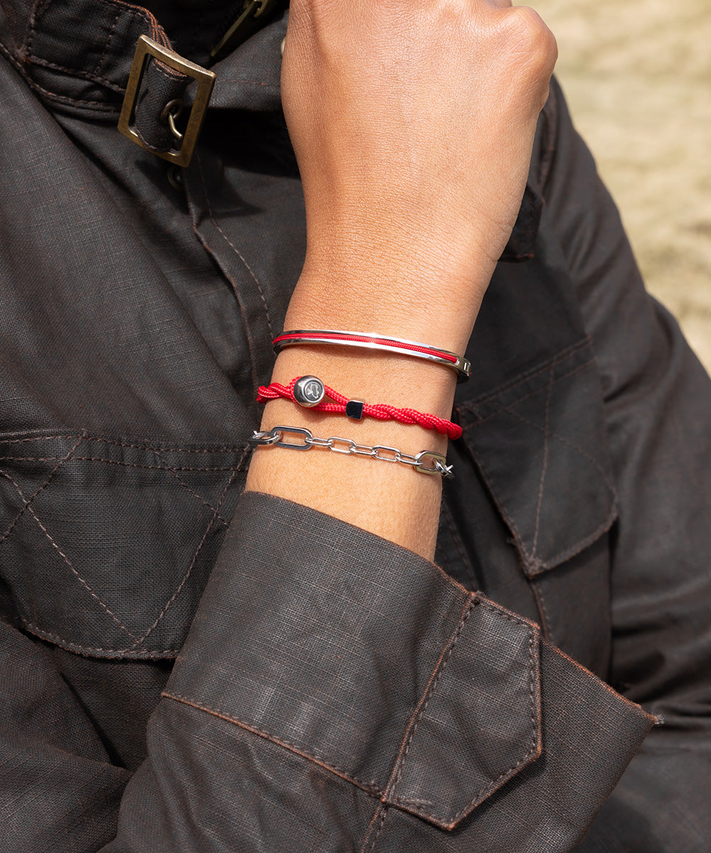 pig-hen-ed-armband-raspberry-silber-f-r-damen image 2