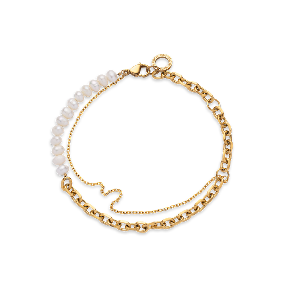 paul-hewitt-treasures-of-the-sea-duo-armkette-gold-mit-s-wasserperlen image 1