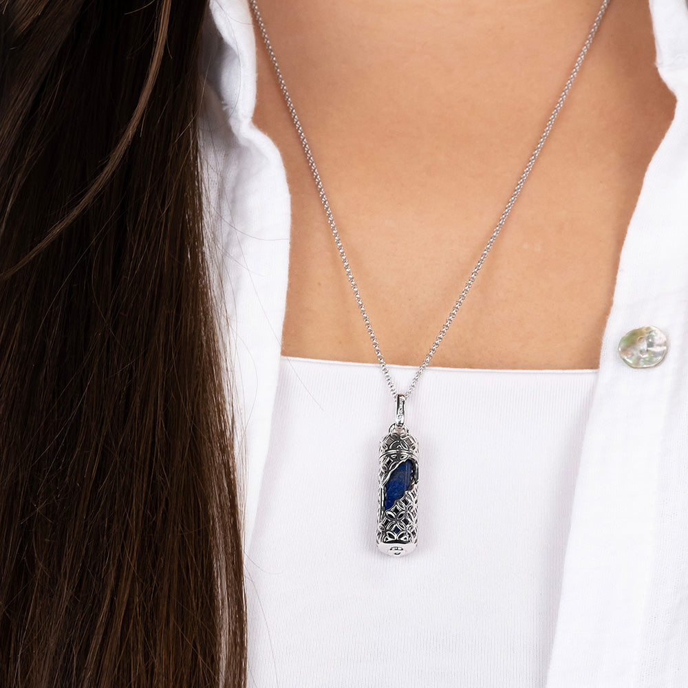 engelsrufer-powerful-stone-halskette-925er-silber-mit-lapislazuli-gr-e-m image 2