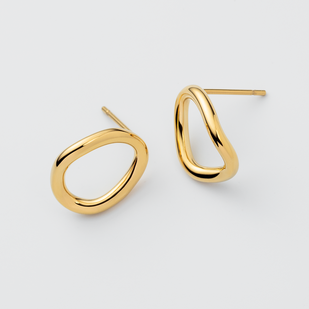 paul-hewitt-waves-mono-ohrring-gold-einzelohrring image 6