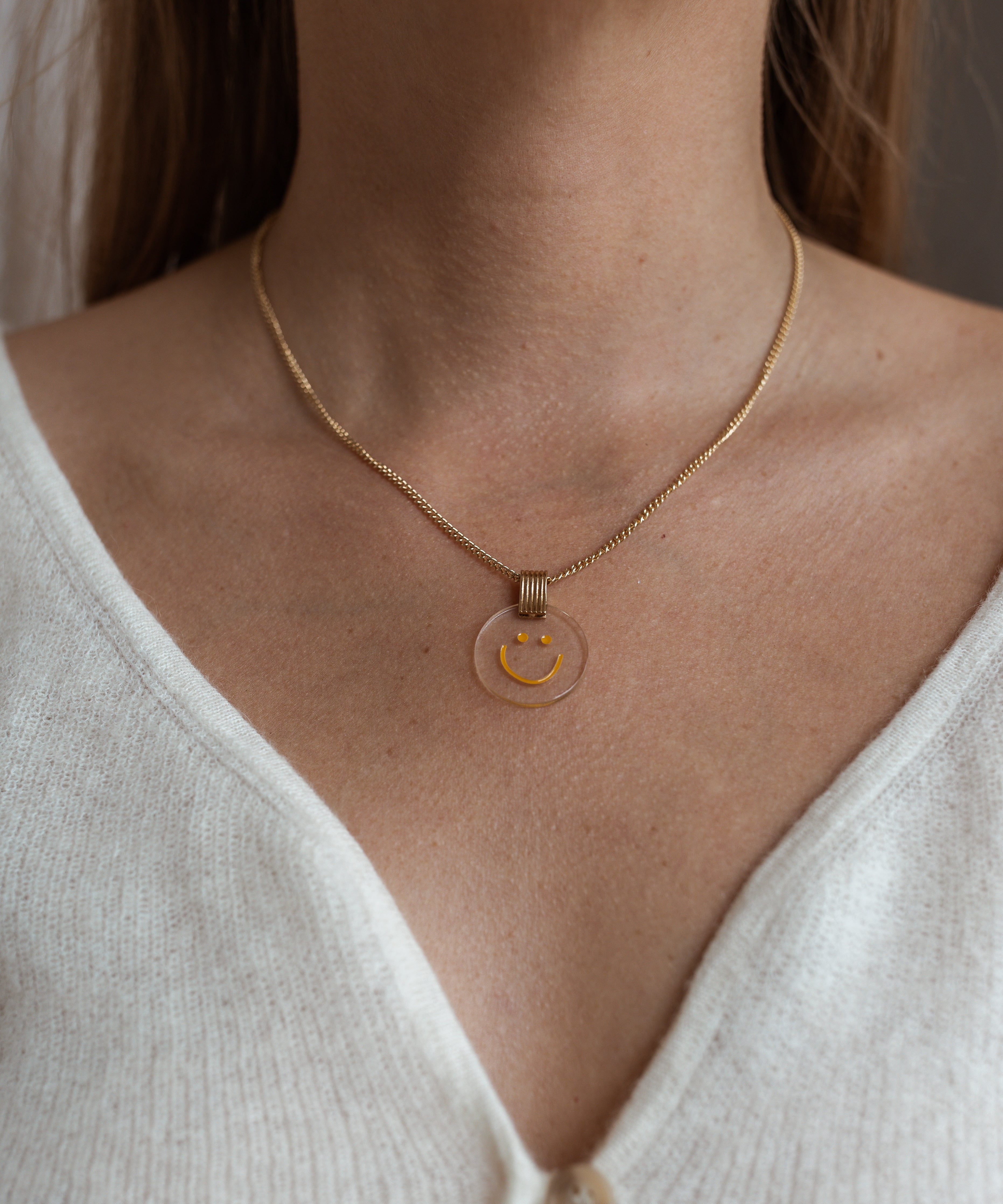 wald-berlin-smilie-dude-medaillon-gold-halskette-kette-43-cm image 3