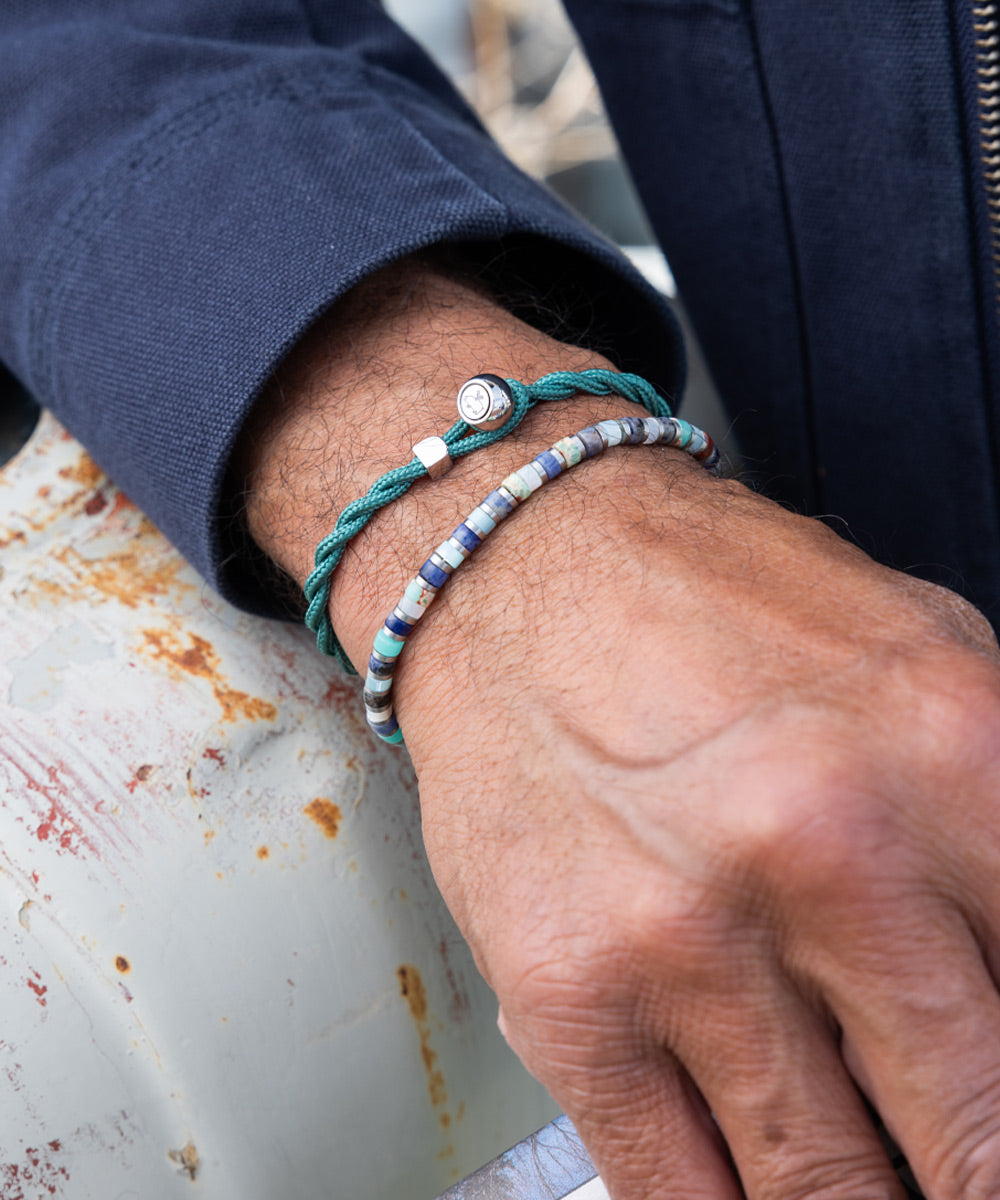 pig-hen-easy-ed-patina-green-silber-armband image 2