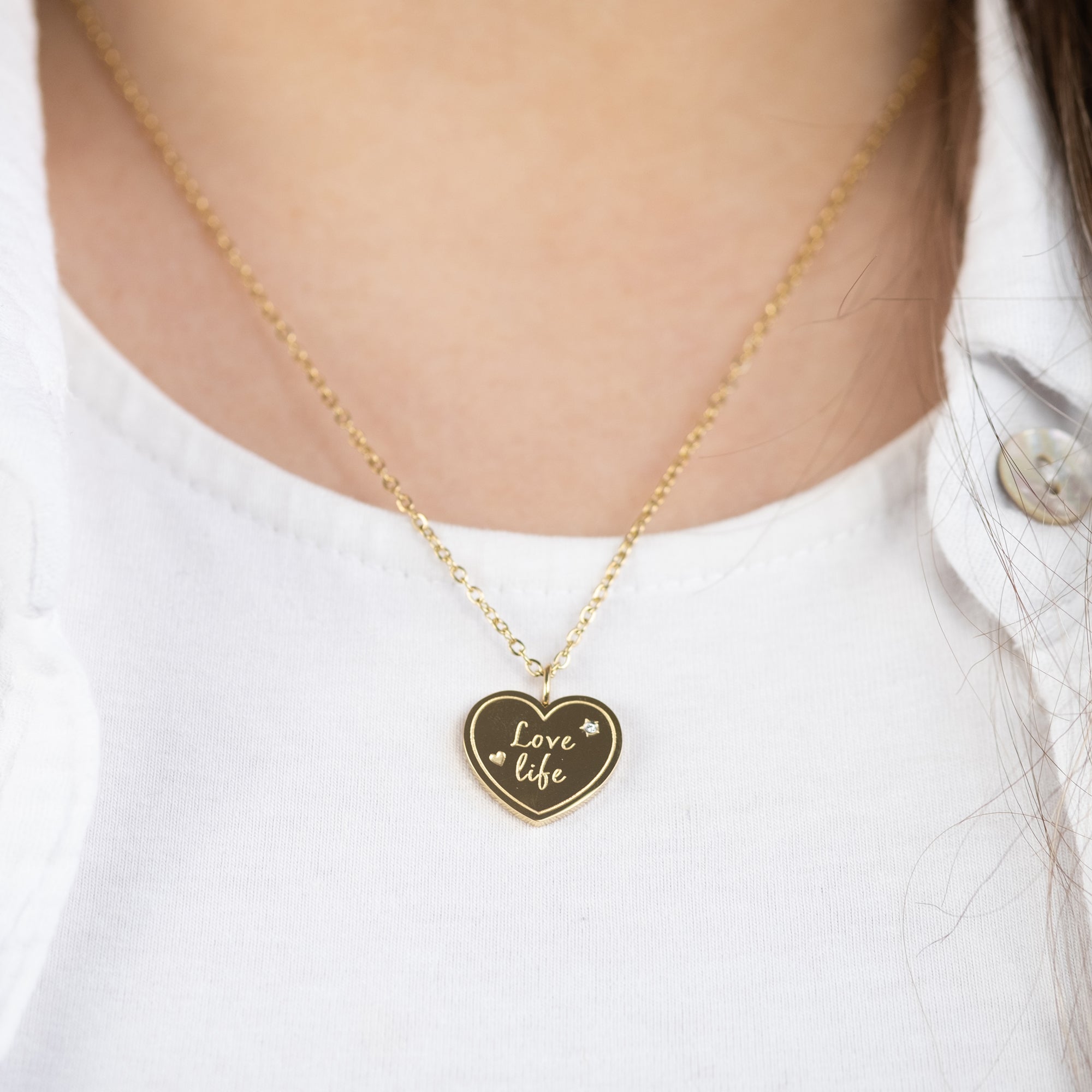mysteel-by-engelsrufer-halskette-edelstahl-gold-mit-gru-karte-love image 2