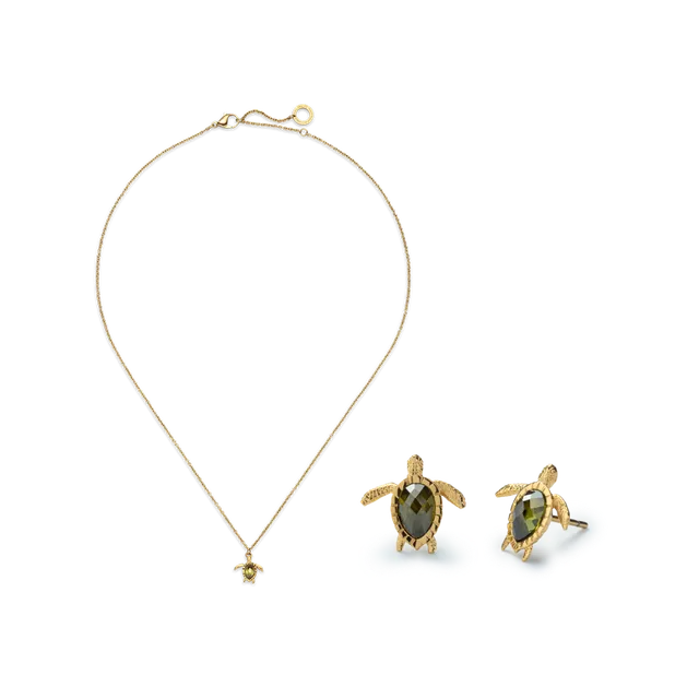 paul-hewitt-set-turtle-iii-gold-halskette-ohrringe-geschenkset image 1