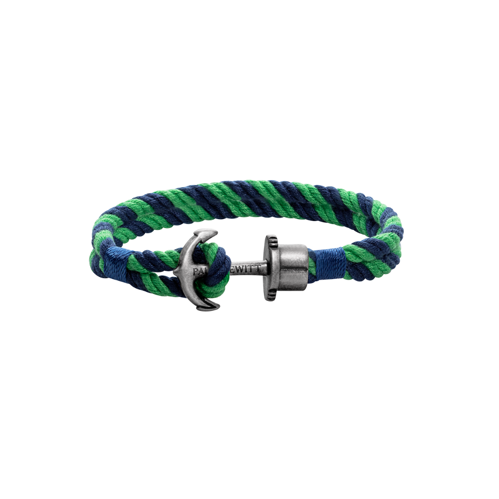 paul-hewitt-vintage-phrep-armband-emerald-silber-herren-segeltau image 1