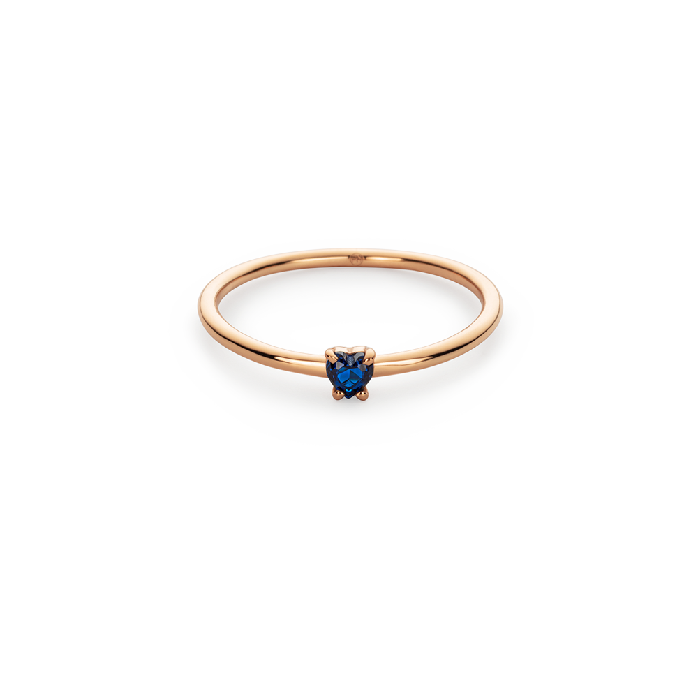 paul-hewitt-heart-of-the-sea-ring-ros-gold-herz-ring-mit-blauem-stein-damen image 1