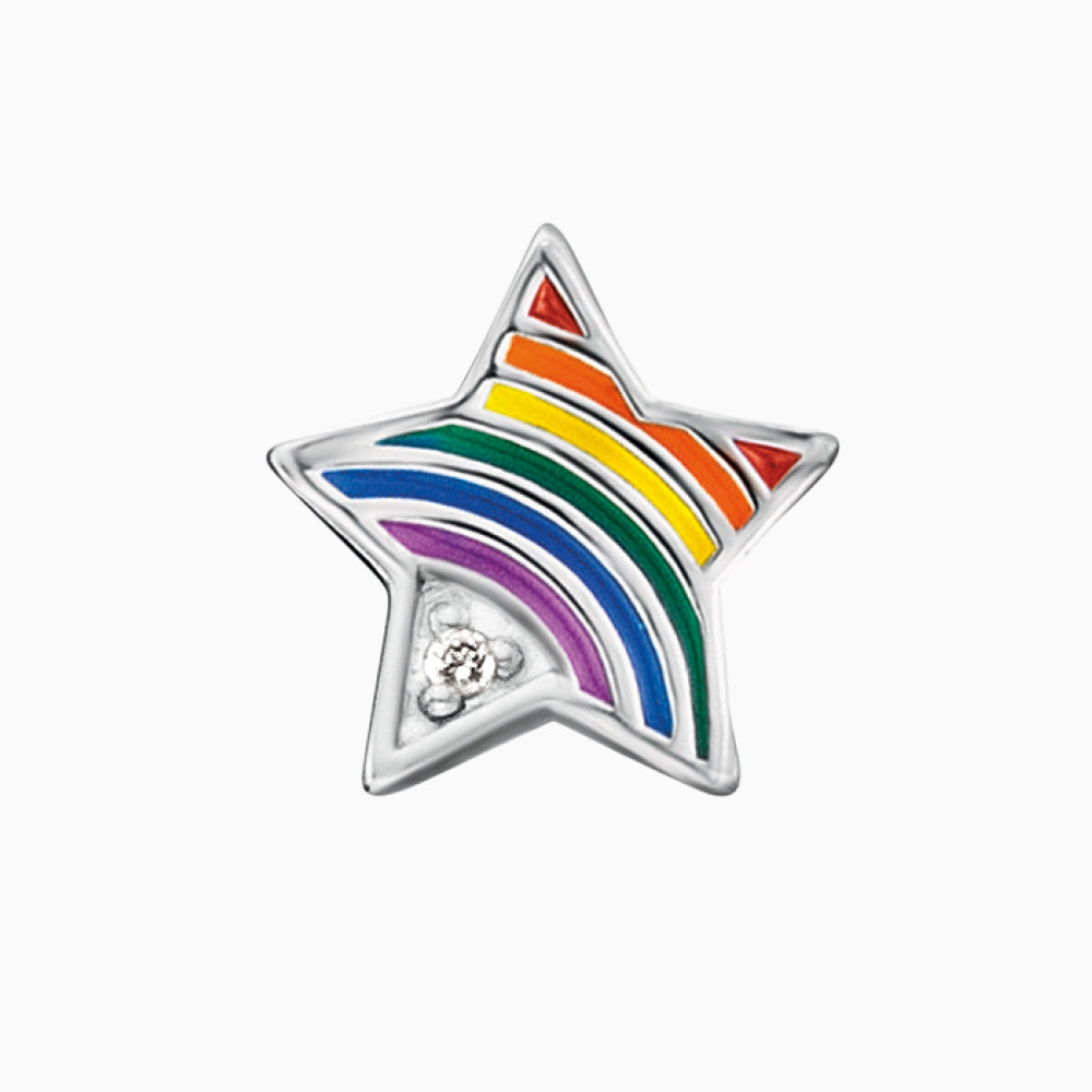 engelsrufer-herzengel-kinder-ohrringe-edelstahl-stern-regenbogen-zirkonia image 2