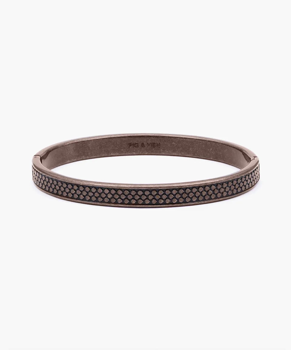 pig-hen-navarch-9mm-cuff-motta-herren-armreif-bronze image 1
