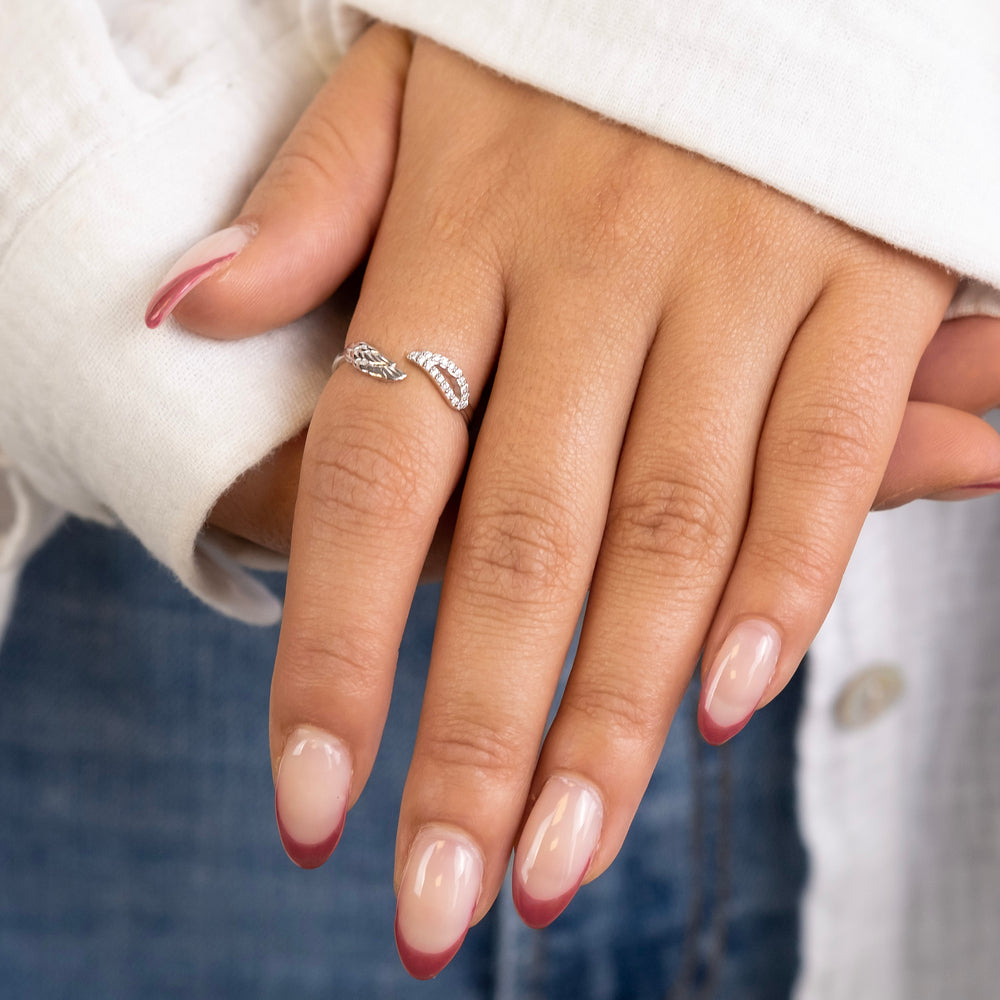 engelsrufer-ring-fl-gel-925er-silber-mit-zirkonia-verstellbar image 2
