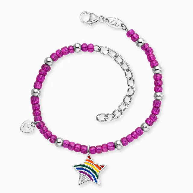engelsrufer-kinder-armband-edelstahl-stern-regenbogen-mit-zirkonia-bunt-verstell image 1