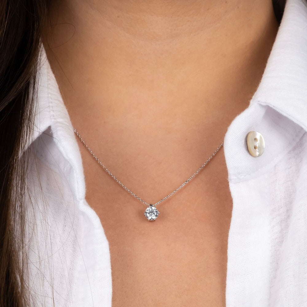 engelsrufer-halskette-925er-silber-shiny-mit-zirkonia image 2