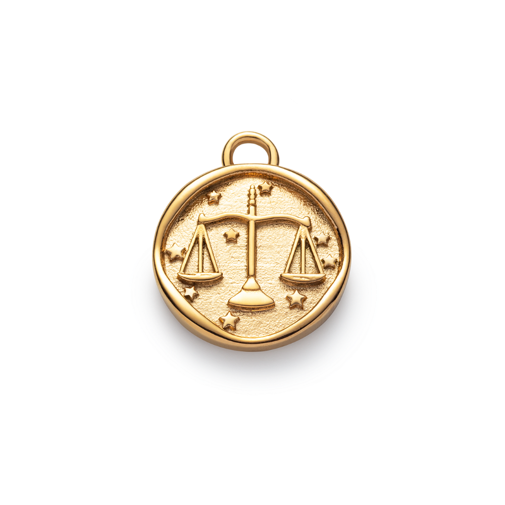paul-hewitt-libra-charm-gold-zodiac-anh-nger-waage image 1