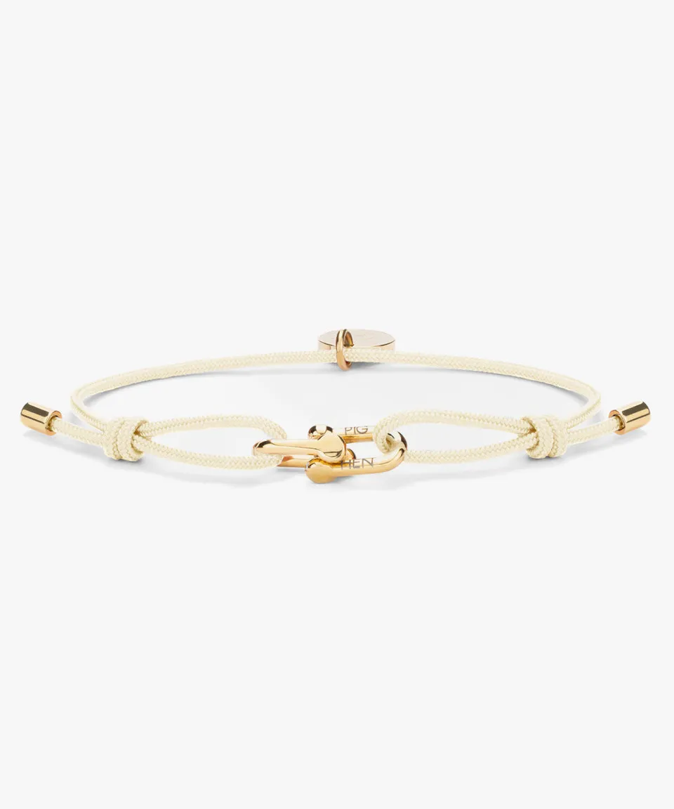 pig-hen-mia-armband-damen-ivory-gold-verstellbar image 1