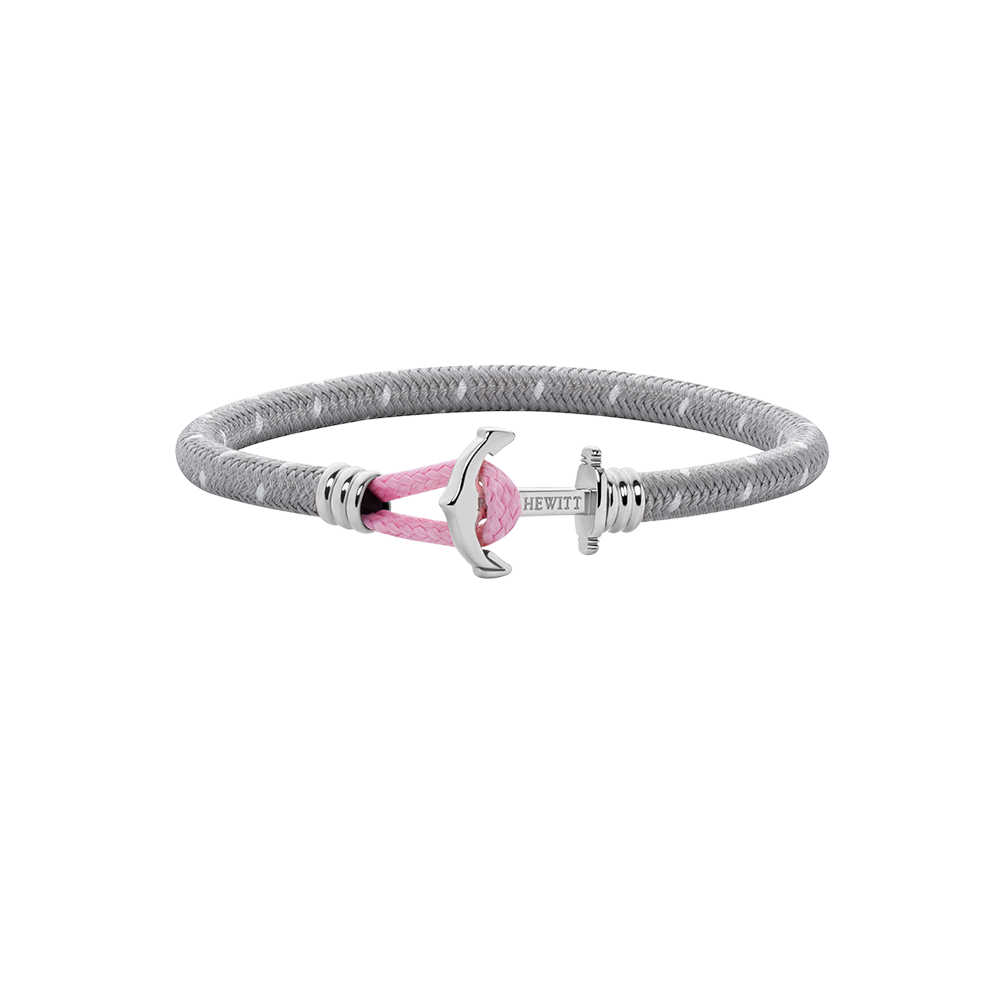 paul-hewitt-phrep-lite-ankerarmband-silber-nylon-grau-wei-rosa image 1