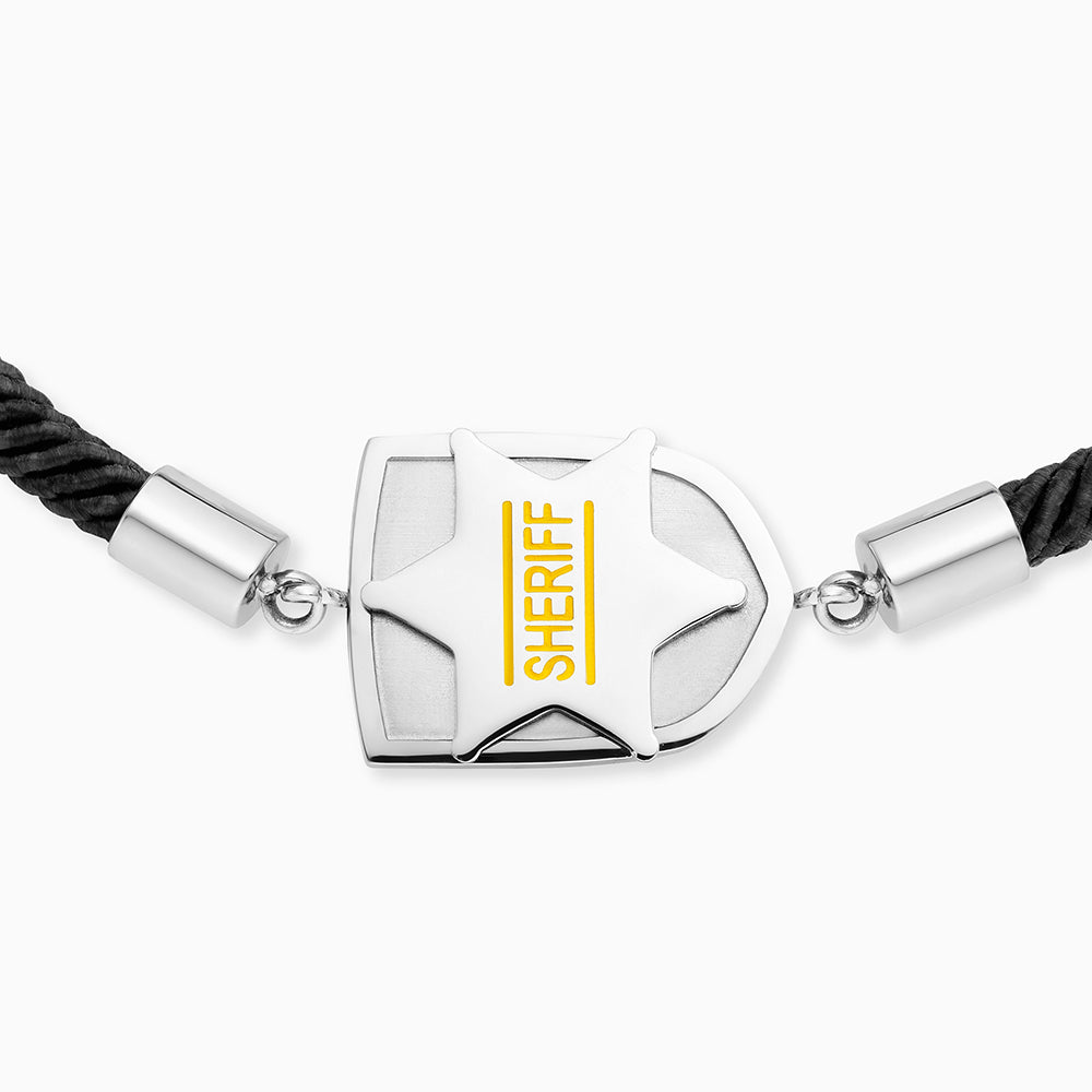 engelsrufer-herzengel-kinder-armband-edelstahl-sheriff-mit-emaille image 2