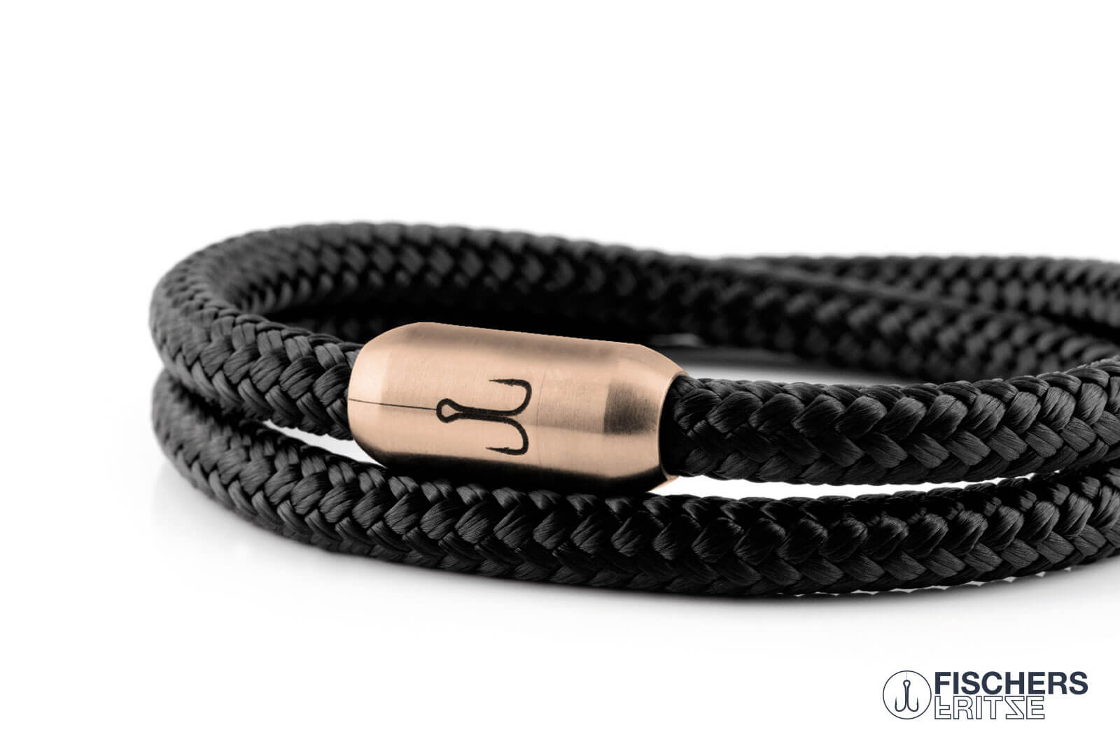 fischers-fritze-k-nigsgarnele-gabriel-segeltau-armband-schwarz image 6